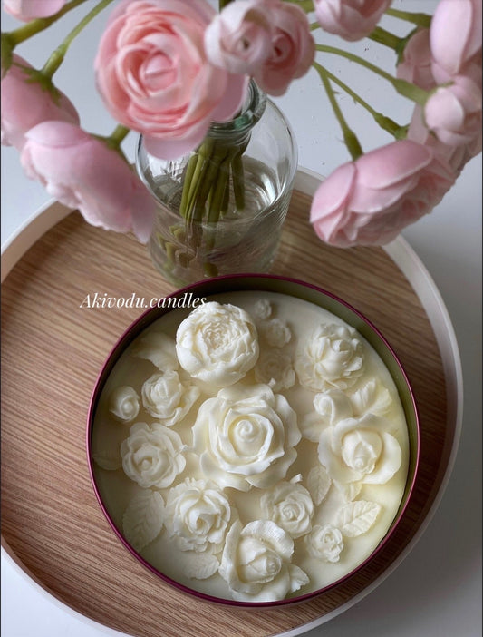 16oz Rose Blossom Candle